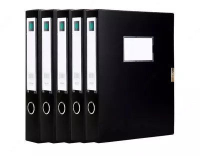 Папка-накопитель для документов "Deli" застежка-липучка (Арт.- 5622bk) Черная