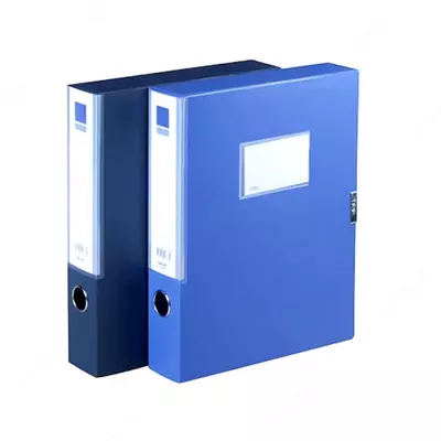 Velcro fayl papkasi "Deli" (Art.- 5623bl) Moviy