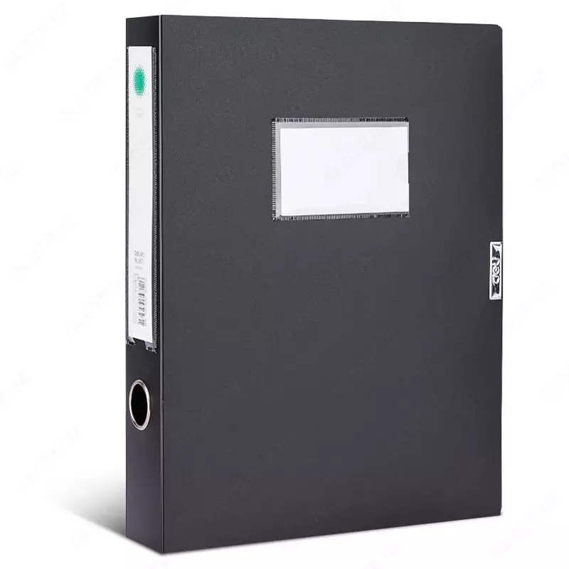 Папка-накопитель для документов "Deli" застежка-липучка (Арт.- 5623bk) Черная