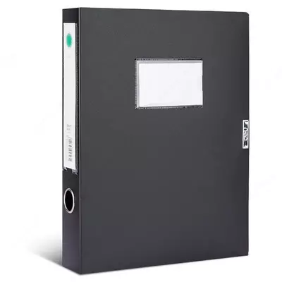 Папка-накопитель для документов "Deli" застежка-липучка (Арт.- 5623bk) Черная