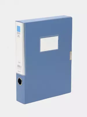 Папка-накопитель для документов "Deli" застежка-липучка (Арт.- 5683bl) Синяя