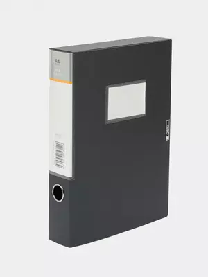 Velcro fayl papkasi "Deli" (Art.- 5606bk) Qora