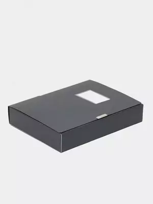 Velcro fayl papkasi "Deli" (Art.- 5606bk) Qora