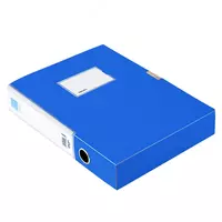 Папка-накопитель для документов "Deli" застежка-липучка (Арт.- 5606bl) Синяя