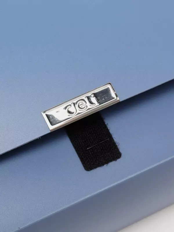 Velcro fayl papkasi "Deli" (Art.- 5684bl) Moviy