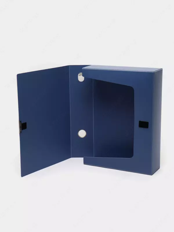 Папка-накопитель для документов "Deli" застежка-липучка (Арт.- 5604bl) Синяя