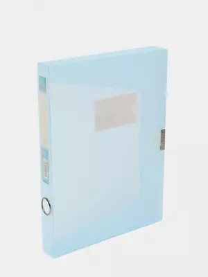 Папка-накопитель для документов "Deli" застежка-липучка (Арт.- 63210-bl) Синяя