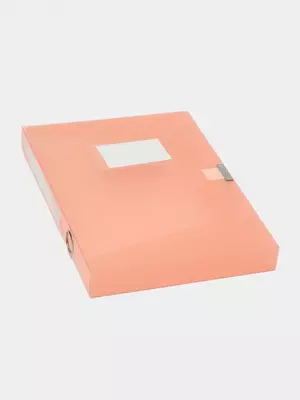 Папка-накопитель для документов "Deli" застежка-липучка (Арт.- 63211-rd) Красная