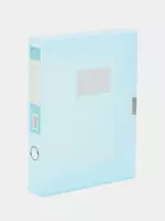 Папка-накопитель для документов "Deli" застежка-липучка (Арт.- 63211-bl) Синяя