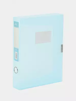 Папка-накопитель для документов "Deli" застежка-липучка (Арт.- 63211-bl) Синяя