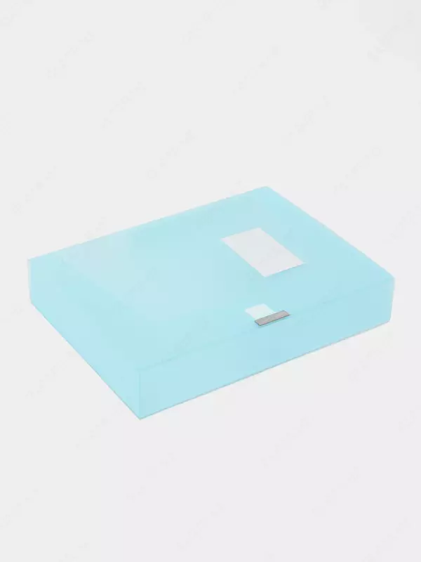 Папка-накопитель для документов "Deli" застежка-липучка (Арт.- 63211-bl) Синяя