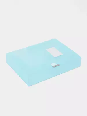 Папка-накопитель для документов "Deli" застежка-липучка (Арт.- 63211-bl) Синяя