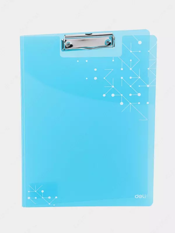 Папка - планшет Deli "Aurora" верхний зажим (Арт.- 75732-EF) Бирюзовая
