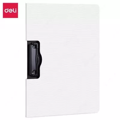 Папка - планшет "Deli" боковой зажим (Арт.- 5011-wt) Белая