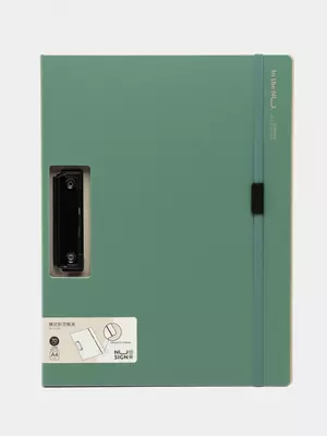 Papka - planshet Deli "Nusign 178" yon qisqich (Art.- 178-NS-gn) Yashil