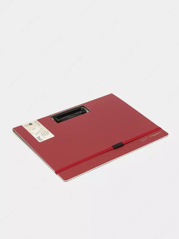 Папка - планшет Deli "Nusign 178" боковой зажим (Арт.- 178-NS-rd) Красная