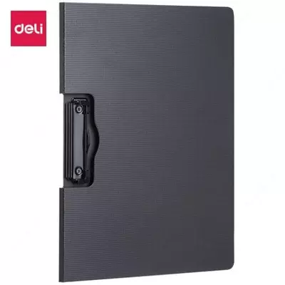 Папка - планшет "Deli" боковой зажим (Арт.- 5011-gr) Серая