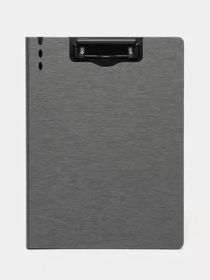 Папка - планшет "Deli" верхний зажим (Арт.- 64513gr) Серая