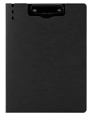 Папка - планшет "Deli" верхний зажим (Арт.- 64513dgr) Темно/Серая