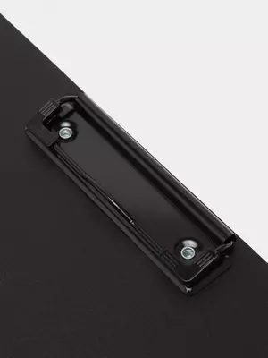 Папка - планшет "Deli" верхний зажим (Арт.- 64513dgr) Темно/Серая