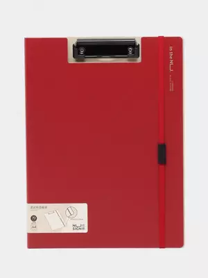 Папка - планшет Deli "Nusign 180" верхний зажим (Арт.- 180-NS-rd) Красная
