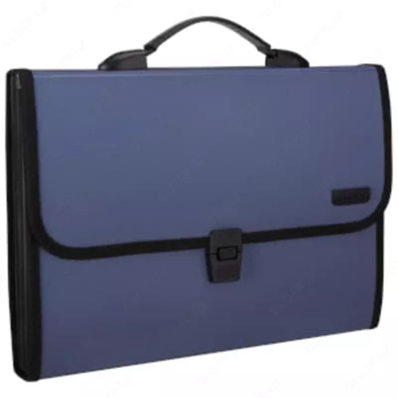 Папка- портфель "Deli" 12 отделений, застежка замок (Арт.- 5556) Ассортимент