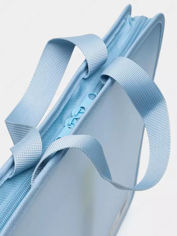 Папка-портфель с ручками "Deli" 295 х 360 мм (Арт.- 72562) Голубая