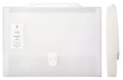 Папка- портфель "Deli" 7 отделений, застежка замок (Арт.- 5880) Белая