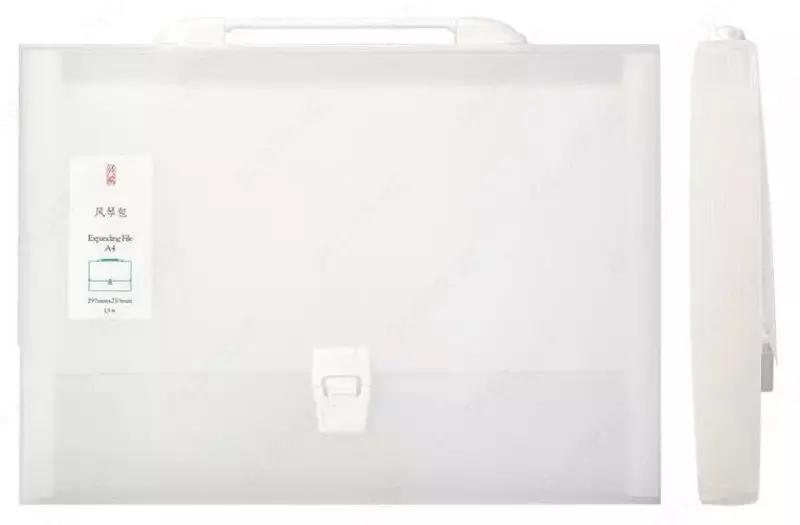 Папка- портфель "Deli" 7 отделений, застежка замок (Арт.- 5880) Белая