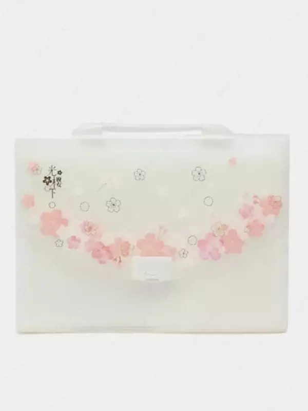 Portfolio papkasi "Deli" 13 bo'lim, qulflash moslamasi (m.- 72543) Oq