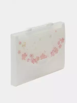 Portfolio papkasi "Deli" 13 bo'lim, qulflash moslamasi (m.- 72543) Oq