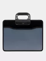 Tutqichli portfel "Deli" 295 x 360 mm (Art.- 5579) Qora