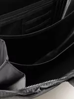 Папка-портфель с ручками "Deli" 370 х 280 мм (Арт.- 5865) Черная/серая Только в розницу