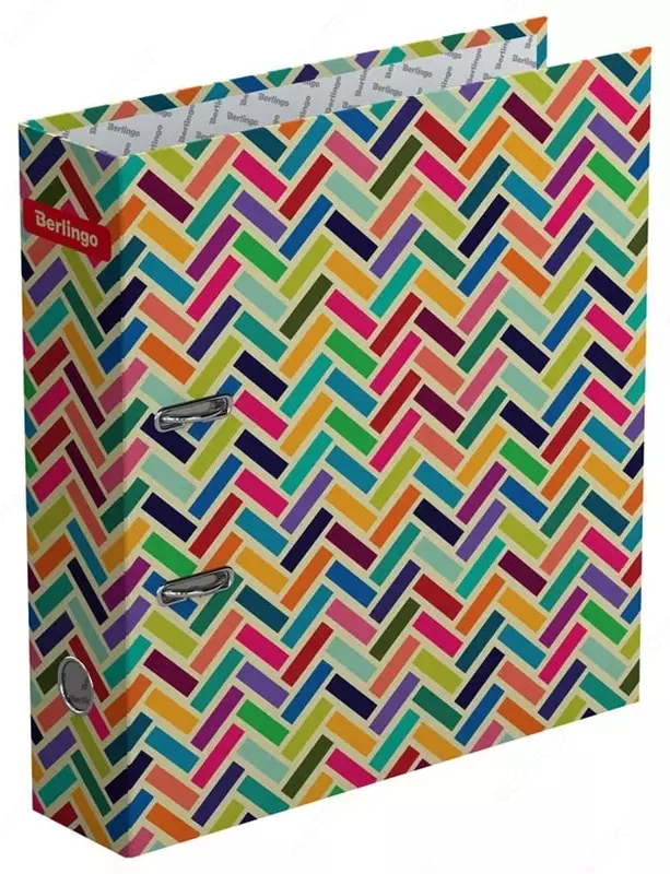 Fayl papkasi Berlingo "Geometry" arch mexanizmi, 80 mm (Art.- AMl80402) Assortiment