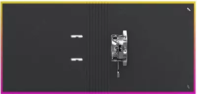 Fayl papkasi Berlingo "Radiance" arch mexanizmi, 50 mm (Art.- AMl50403) Pushti/Sariq