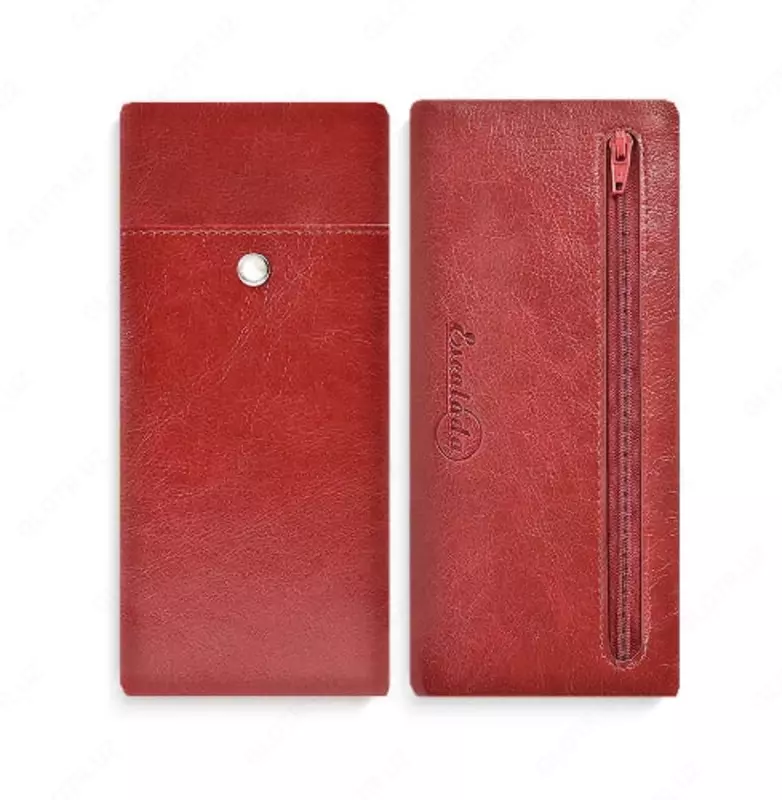 Пенал для канцтоваров Феникс+" Eckalada" кожзаменитель (Арт.- 50541) Красный