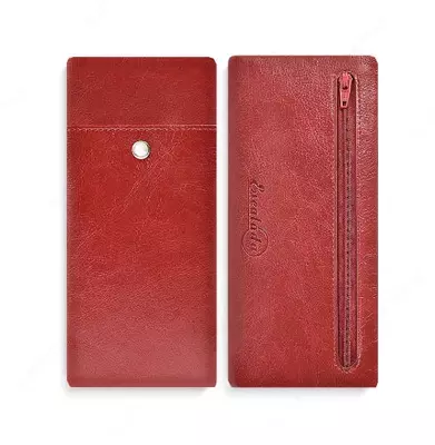 Пенал для канцтоваров Феникс+" Eckalada" кожзаменитель (Арт.- 50541) Красный