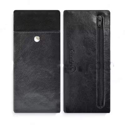 Пенал для канцтоваров Феникс+" Eckalada" кожзаменитель (Арт.- 50540) Черный