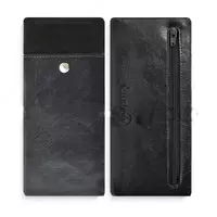 Kantselyariya uchun qalam qutisi Feniks + "Eckalada" teri (50540-modda) Qora