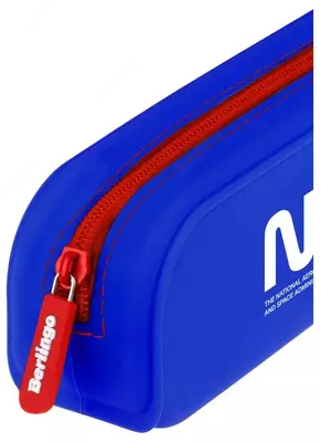 Пенал для канцтоваров Berlingo "Ad Astra" 1 отделение (Арт.- PM09017) Синий