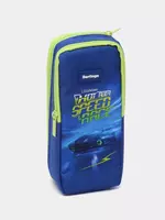 Berlingo "Hot rod" ish yuritish uchun qalam qutisi 2 bo'linma (Art.-PM09055) Moviy/yashil