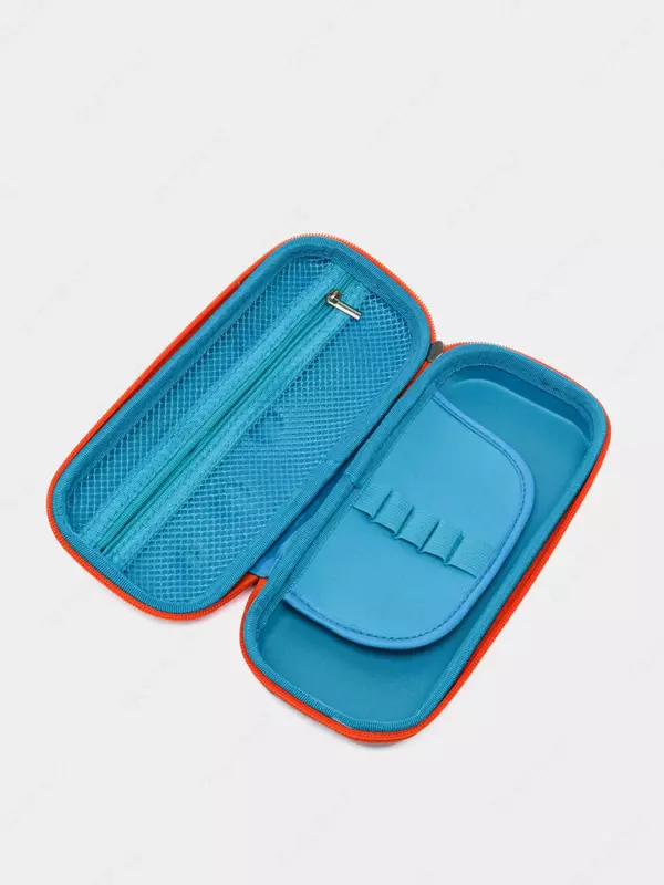 Пенал - футляр для канцтоваров Deli "Spaceship" 2 отделения (Арт.- 67093) Синий