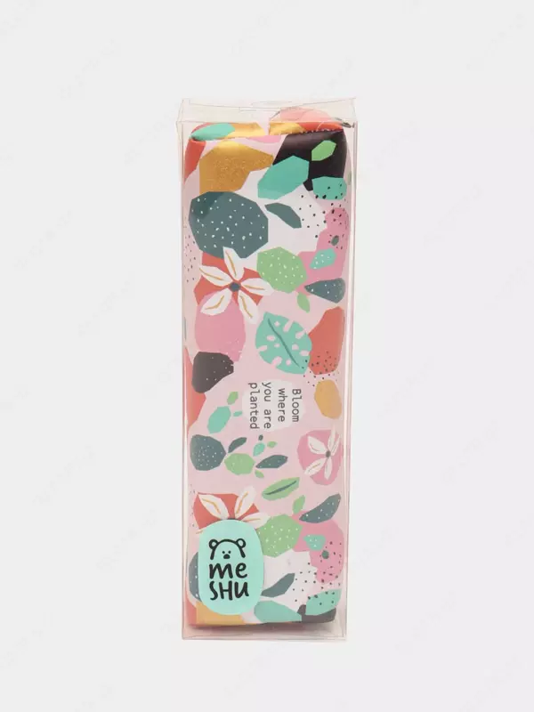 Пенал - футляр для канцтоваров Meshu "Blooming" 1 отделение (Арт.- MS_42796) Ассорти