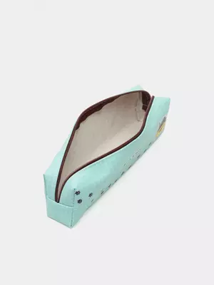 Пенал - футляр для канцтоваров Meshu "Cat in a box" 1 отделение (Арт.- MS_42791) Ментол