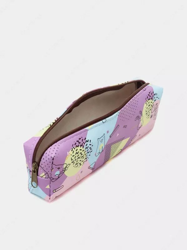 Пенал - футляр для канцтоваров Meshu "Cute style" 1 отделение (Арт.- MS_42785) Ассорти