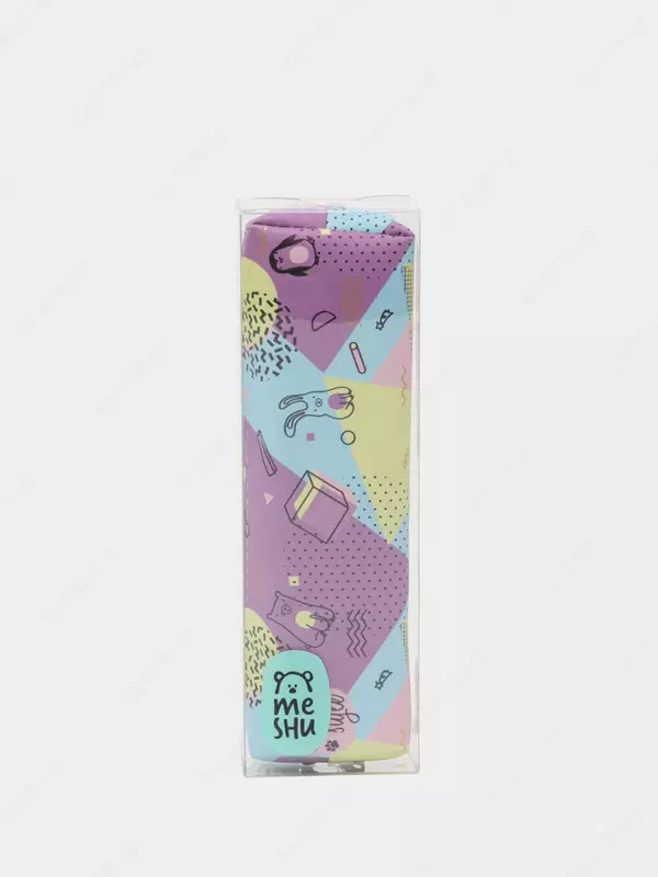 Пенал - футляр для канцтоваров Meshu "Cute style" 1 отделение (Арт.- MS_42785) Ассорти