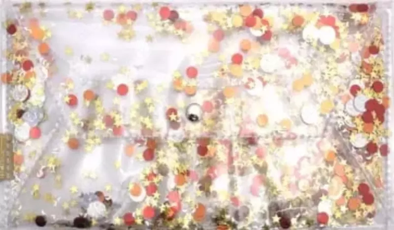 Пенал для канцтоваров "Феникс" 1 отделение (Арт.- 46419) С красными пайетками