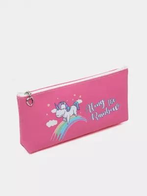 Пенал для канцтоваров ArtSpace "Along the rainbow" 1 отделение (Арт.- Tn_42832) Красный