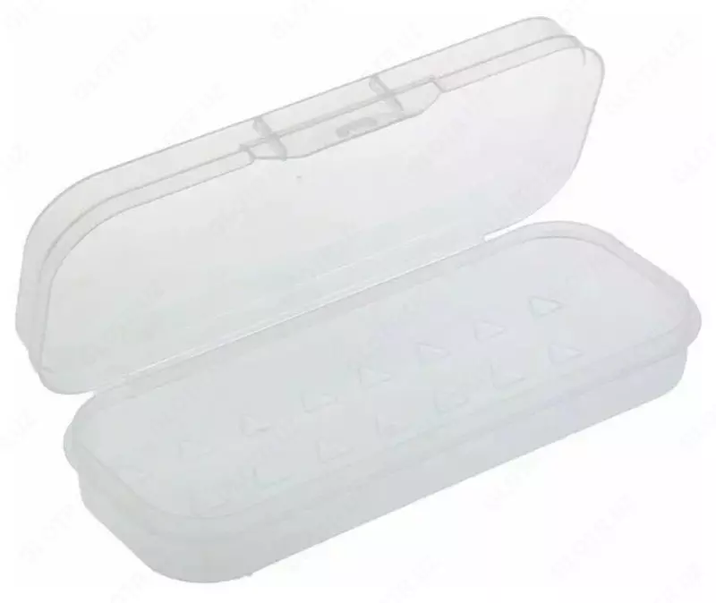 Пенал - футляр для канцтоваров Стамм "Crystal" 1 отделение (Арт.- ПН65) Прозрачный