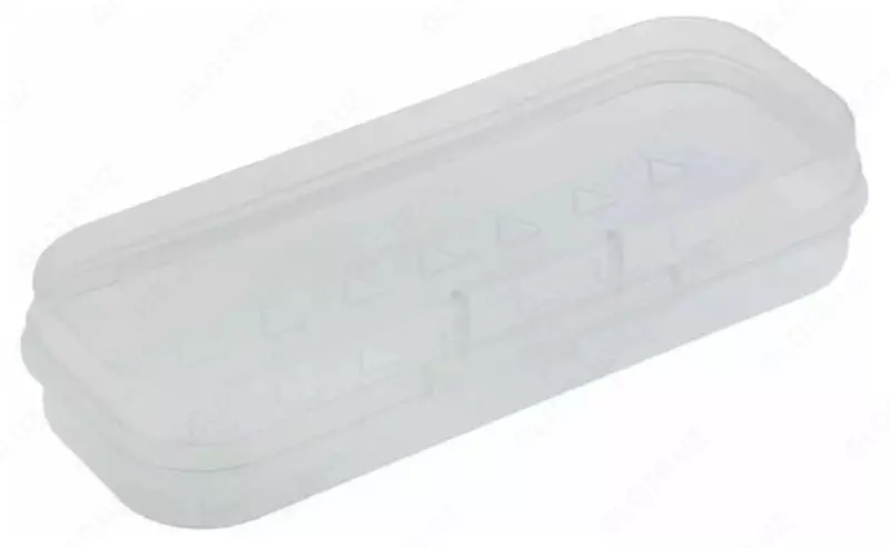 Пенал - футляр для канцтоваров Стамм "Crystal" 1 отделение (Арт.- ПН65) Прозрачный